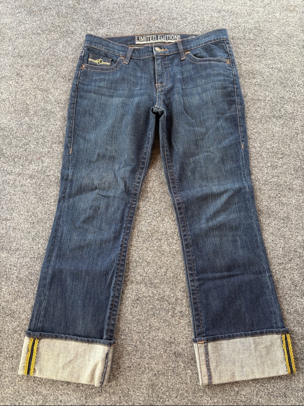 New York & Company Limited Edition Bootcut Jeans - Size 10 - Cuffed Hem